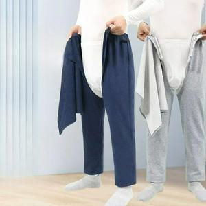 와상환자옷 노인 성인 케어 트임 가랑이 오픈 바지 환자복 와상환자 용이