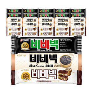 [빙그레] 비비빅 10개+비비빅 흑임자 10개+비비빅 팥시루떡 10개 (총 30개)
