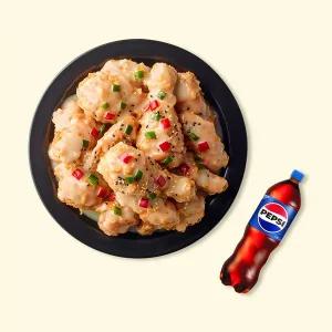 (자담치킨) 맵슐랭(마일드)콤보치킨+콜라1.25L