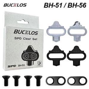 BUCKLOS MTB SPD 자전거 용 클리트 자동 잠금 페달 내구성 사이클링 신발 시마노 산악 액세서리 클립