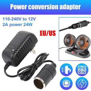 AC 110V/220V DC 자동차 시가  전원 어댑터 소켓 12V 볼트 2A 24W 충전기 변환기 홈 부품 미국/EU