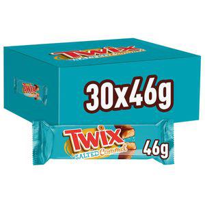 트윅스 솔티드 카라멜 초콜릿 바 대용량 더블 30 x 46g
