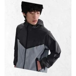 [나이키]NIKE 테크 윈드러너 우븐 풀집 자켓 재킷 M - 쿨 그레이 앤트러사이트 블랙 HM7152-065 HM7152-0
