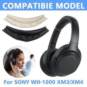 소니 호환용 WH-1000XM3/WH-1000XM4 헤드폰용 단백질 가죽 이어패드 쿠션, 교체용 이어 패드 헤드셋