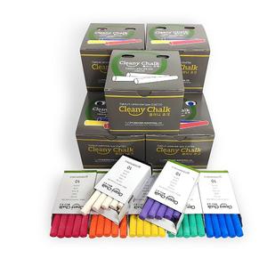 분필 클리니분필 분필하양색/1갑100개 클리니 학교용분필 탄산분필 학원용분필