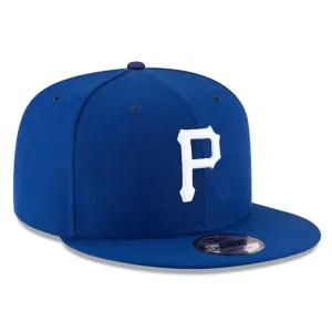 [관부가세포함] 새로운 9FIFTY 야구 모자 - MLB 피츠버그 파이리츠 베이직 블루 스냅백