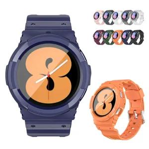 갤럭시워치4클래식 42mm 46mm 케이스 일체형 스트랩 컬러 스마트워치 밴드 시
