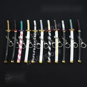 귀멸의 칼날 일륜도 기둥 칼 검 키링 가방고리