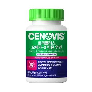 세노비스 트리플러스 멀티비타민 오메가3 이뮨 여성 80캡슐, 1개