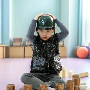 캐스B 미래 군인 역할의상 직업놀이 코스프레 코스튬 군복 모자 군인조끼 소품 장난감 유아