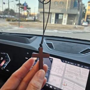 룸미러십자가 차걸이 자동차 차량용십자가걸이