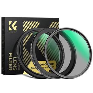 RICOH GR 시리즈 필터 어댑터 링용 K&F 키트 42mm-49mm / UV Black Mist Pro II 3 X 3X 용 캡