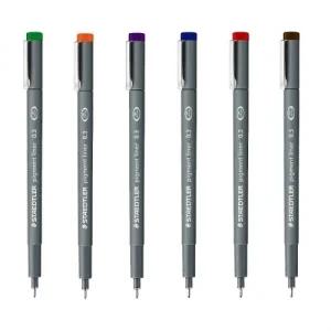 스테들러 피그먼트 라이너펜 칼라 갈색 308 05-76 05mm