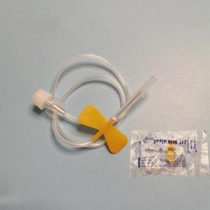 100 개 세트 일회용 두피 정맥 세트 21G 23G 25G 루어 슬립 애완 동물 의료와 멸균 나비 바늘