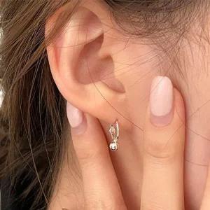 (925 Silver) Choco ball earrings E 44-WEECE46