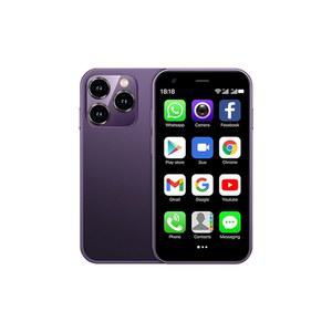 XS15 3G 미니 스마트폰 0인치 WiFi GPS 쿼드 코어 안드로이드 휴대폰 슬림 바디 HD 카메라 듀얼 구글 플레이와 호환 귀여운 2GB RAM 16GB ROM 중국 모바일 퍼플