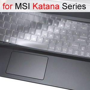 MSI 카타나 15 17 A15 A17 GF66 GF76 HX B14W B13V B13U AI B8V 게이밍 실리콘 보호 스킨 케이스 15.6 17.3 키보드 커버