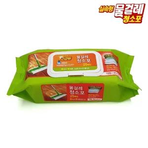 고급형 대형 물걸레 청소포 캡형25매 12개 한박스/깨끗 청결 일회용 다용도 다목적 생활 집안 세척 세정