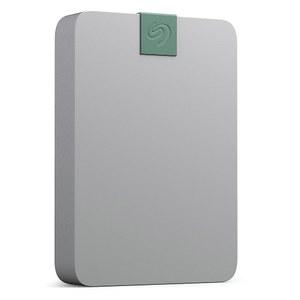 Seagate 울트라 터치 HDD 5TB 외장 하드 드라이브 - 15mm, 페블 그레이, 소비자 후 재활용 소재, 그리고 마일리오, 구조 서비스(STMA5000400)