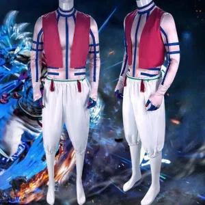 귀멸의칼날 상현3 아카자 코스프레 애니메이션 귀칼 캐릭터 굿즈 코스튬 (가발 x)