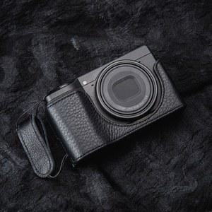 리코 GRIV 케이스용 GR4 하프 케이스 박스 커버 프로텍터 GRIV 빈티지 정품 가죽 하프 케이스 GR IV 수제 카메라 가방