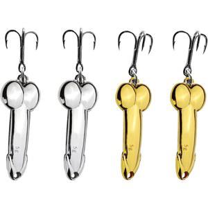 4PCS 재미있는 낚시 미끼 숟가락 저음 송어 도구용 스피너 도구 하드 메탈 시퀸 지그 애호가를 위한 민물 소금물 후크