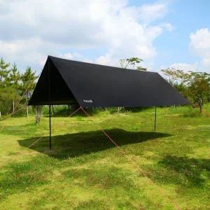 캠핑타프 칼루스 렉타 타프 블랙 5.5x4.4m 그늘막 홀리데이렉타타프