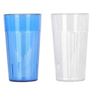플라스틱 물컵 주스컵 340ml 투명 물잔 카페컵 다용도 컵 1개 물잔 텀블러컵 투명플라스틱컵