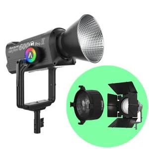 APUTURE 어퓨쳐 600C PRO II LED 조명 + F10 프레넬 렌즈 + 반도어 세트