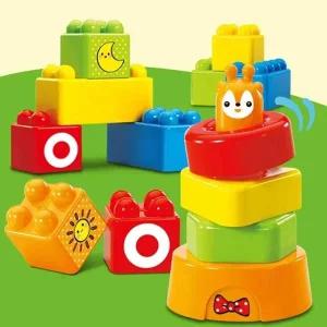 집중력 여러 모양의 블록으로 재미난 모양 만들기