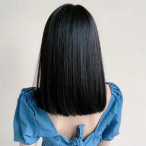 블랙 통가발 가발 생머리 긴머리 여성 전체가발 (48Ya3)