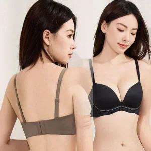 노와이어 여자 왕뽕 심리스 브라 1P 넓은 햄라인 후크