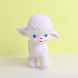 [셀러에이드]베이비램 핑크 양 장식인형 삑삑이 피규어