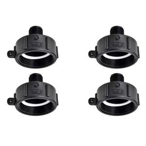 BAAJ-4Pcs IBC 토트 어댑터 275 330 미세 스레드 2 인치 NPS 물 손으로 조종하는 무선 탱크 정원 호스 커넥