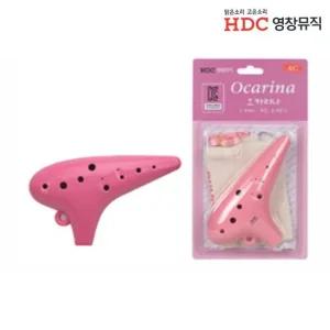 아기 오카리나 핑크색 유아 악기 음악놀이 플레이용 전문가용 음악 취미