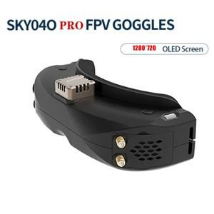 SKYZONE 프로 FPV 고글 OLED 5.8Ghz 48CH 스테디뷰 리시버 1280x720 DVR fpv RC 비행기 드론용 헤드 트래커