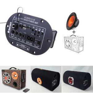 앰프 보드 오디오 블루투스 USB FM 라디오 TF 플레이어 서브 우퍼 바이크 오토바이 차량 가정용 DIY 25W