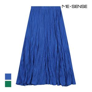 [미센스] 주름지 소재 롱스커트_MB35SKS308Z