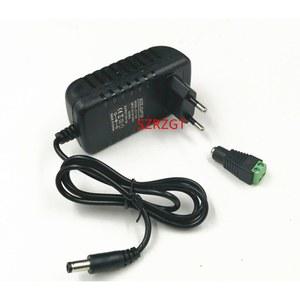 EU US 플러그 드라이버 어댑터 LED 전원 공급 장치 스트립용 암 커넥터 AC110V 220V DC 12V 2A 5 5x2 1mm 1 개 24W