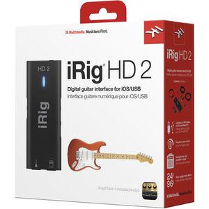[IK Multimedia] iRig HD 2 기타/베이스 인터페이스 (AmpliTube 5 SE 포함)