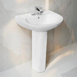 [고치고] 케이앤씨 KLP-105 3홀 긴다리 세면기 세면대 설치 교체 시공 철거 시공 전국배송