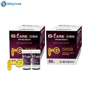 녹십자 지케어 혈당검사지 100매/간편측정 임당 체크D