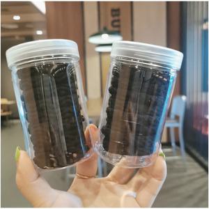 노팁 웨이브 머리끈 10개 1통 헤어 검정 랜덤