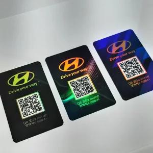 현대 안심번호 주차번호판 QR 코드 알림판 12자리 논슬립 자동차 연락처 듀얼 주차 선물