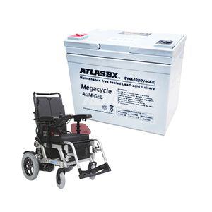화메디 아트라스비엑스 EV44-12 (12V-44AH) 배터리 1개 / 전동휠체어, 전기스쿠터, 딥사이클