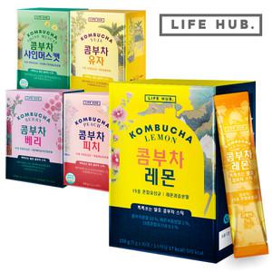 라이프허브 콤부차 골라담기 (레몬/피치/샤인머스캣) 1세트 x 30포 3종 택 1