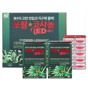 | 쏘팔코사놀 | 쏘팔 코사놀 RED 레드 4개월 120캡슐 건강 남성 영양제 보충제 남성건강 기능성
