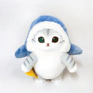 모후샌드 고등어냥 상어 코스튬 인형 25cm