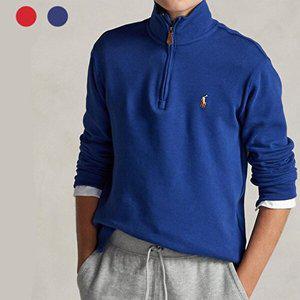 [폴로 랄프로렌]폴로 랄프로렌 보이즈 코튼 반집업 티셔츠