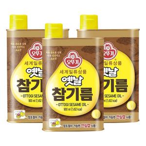 오뚜기 옛날 참기름 450ml x3개